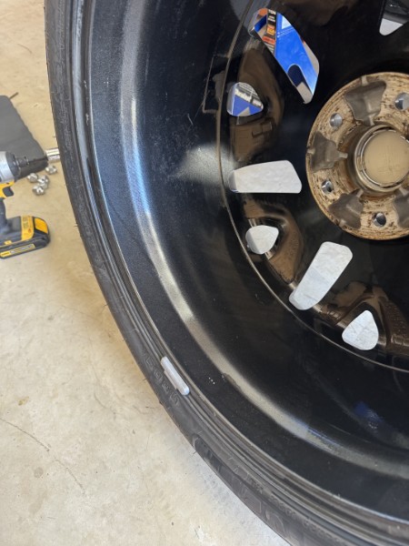 Wheel after deep cleaning